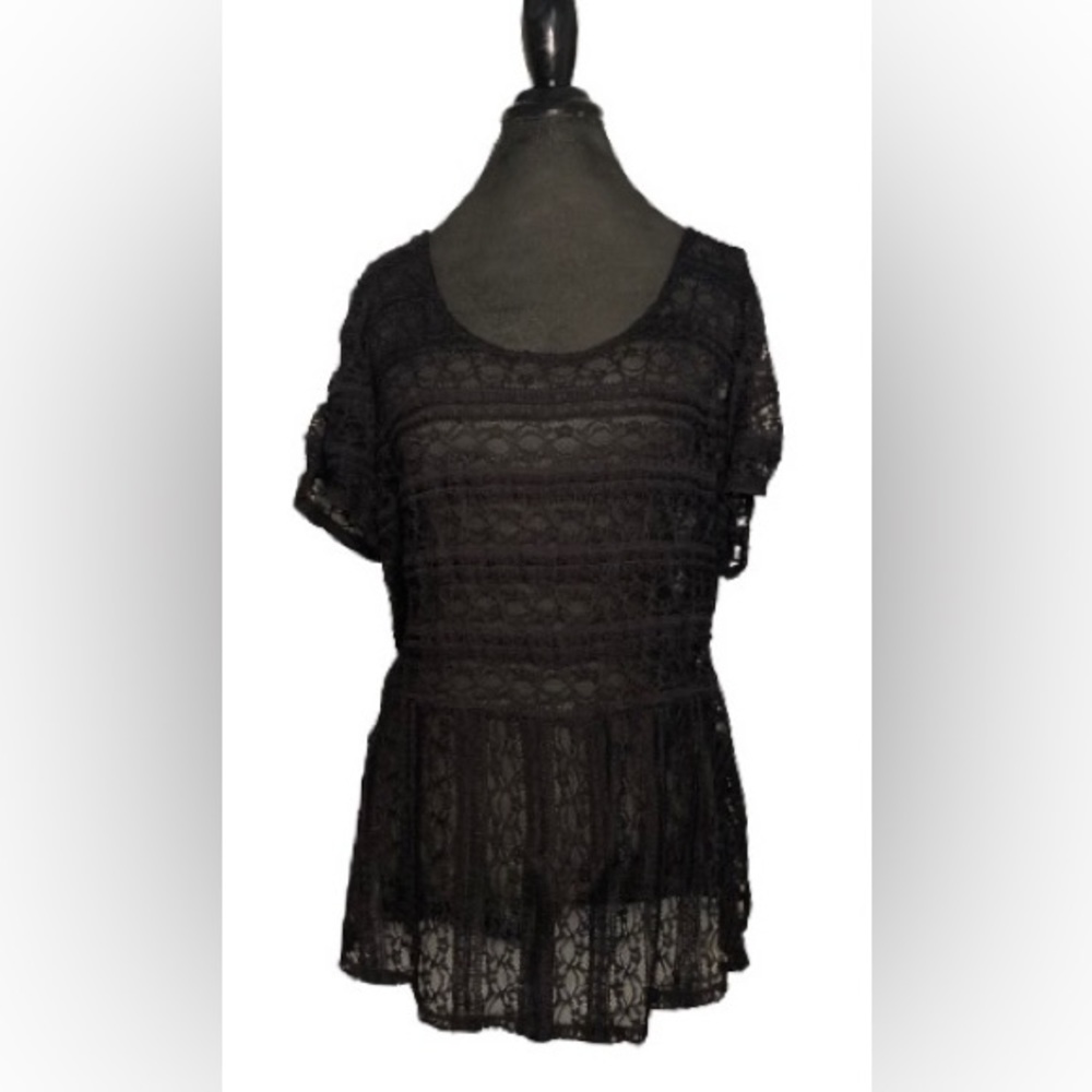 Torrid Crotchet Lace Shirt